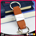 Promotional gifts loop leather fob keyring for women